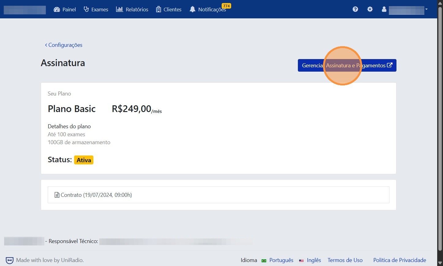Manage Subscription and Payments