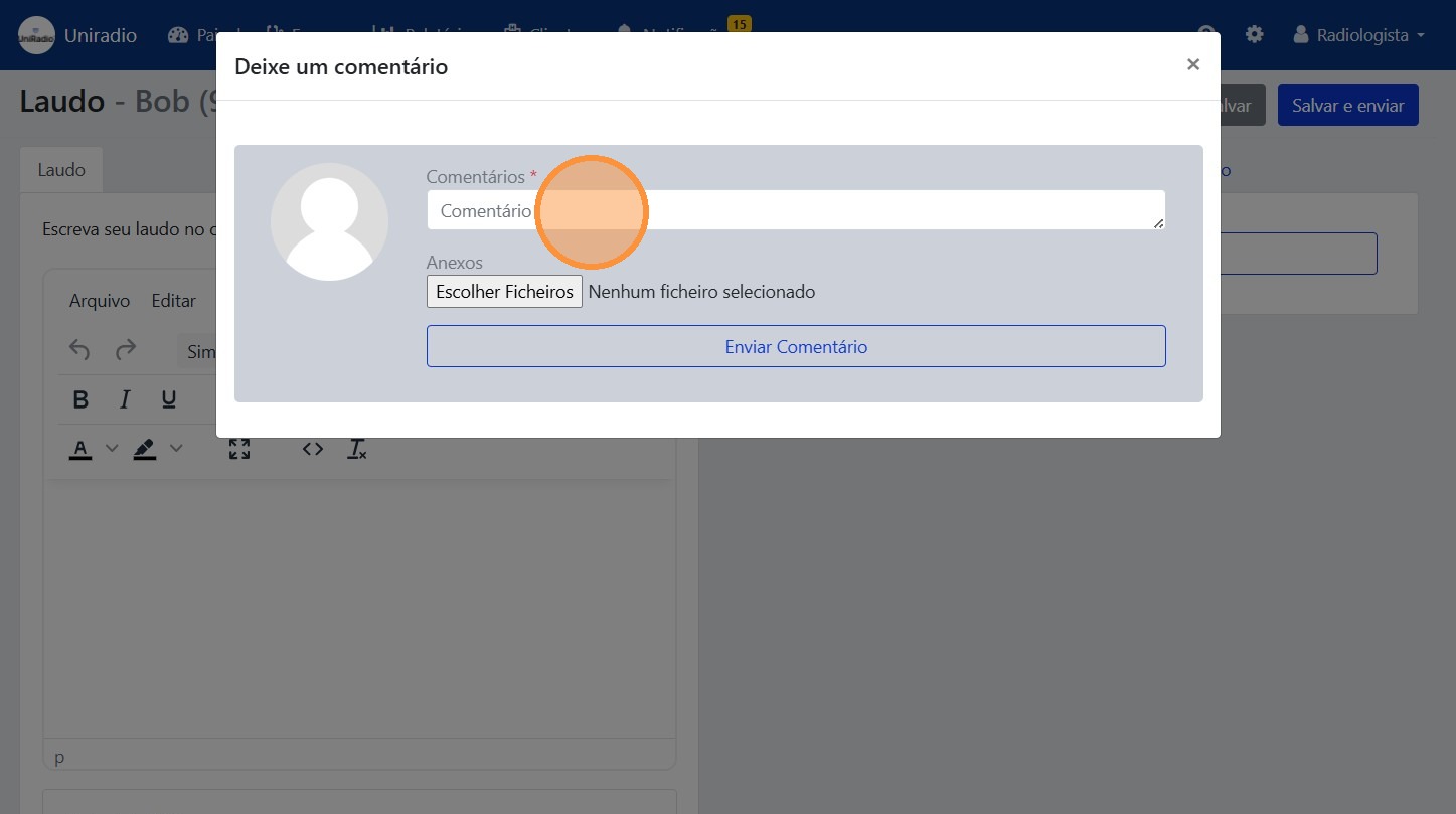Escrever comentário